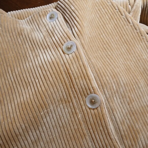 MADEWELL Texture & Thread Overalls Camel/Tan Velour Corduroy - Picture 15 of 16